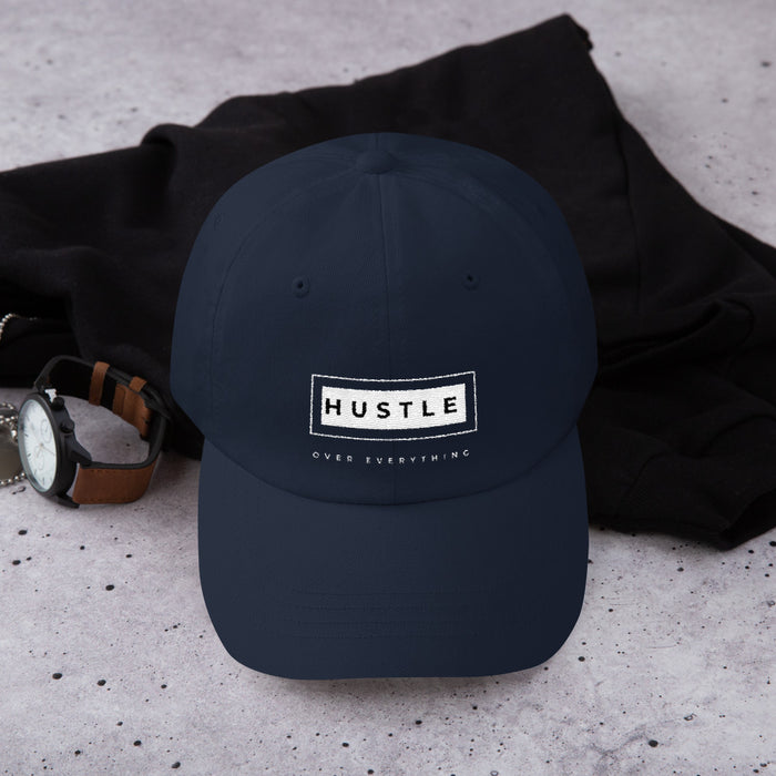 Hustle Box Snapback Hat - Navy