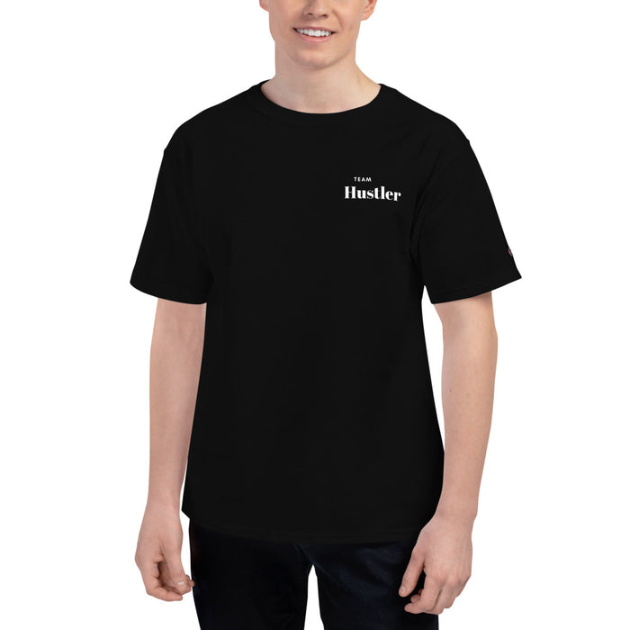 Team Hustler Men's Champion T-Shirt - Black