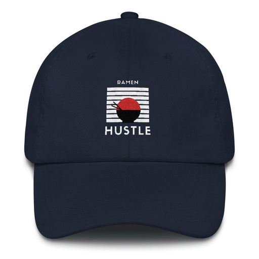 Ramen Hustle Snapback Hat - Navy