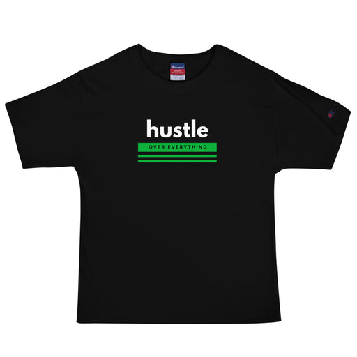 Green Hustle Men's Champion T-Shirt - Black