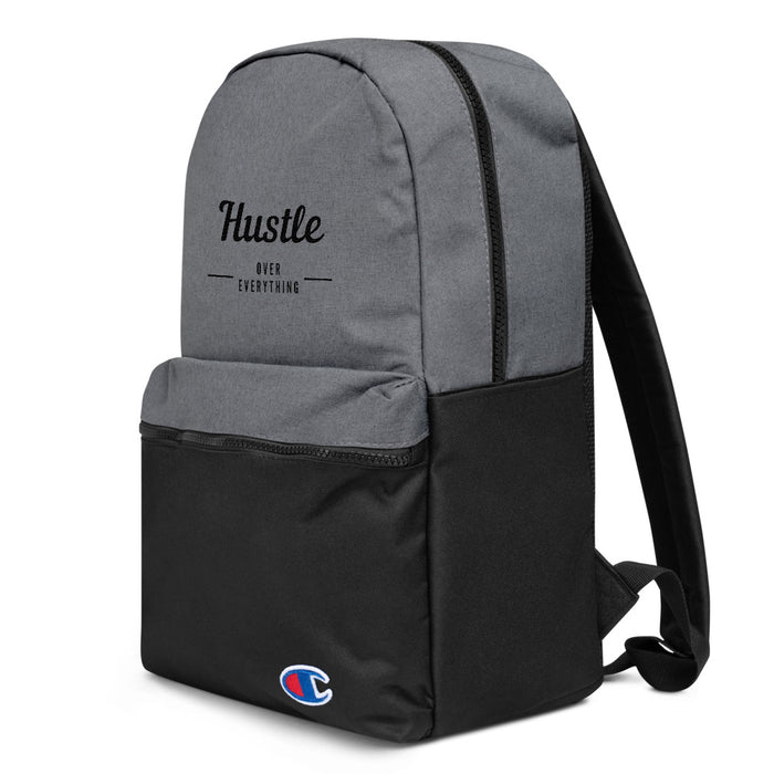 Hustle & Flow Embroidered Champion Backpack - Black