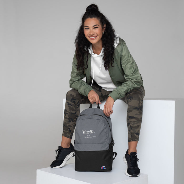 Hustle & Flow Embroidered Champion Backpack