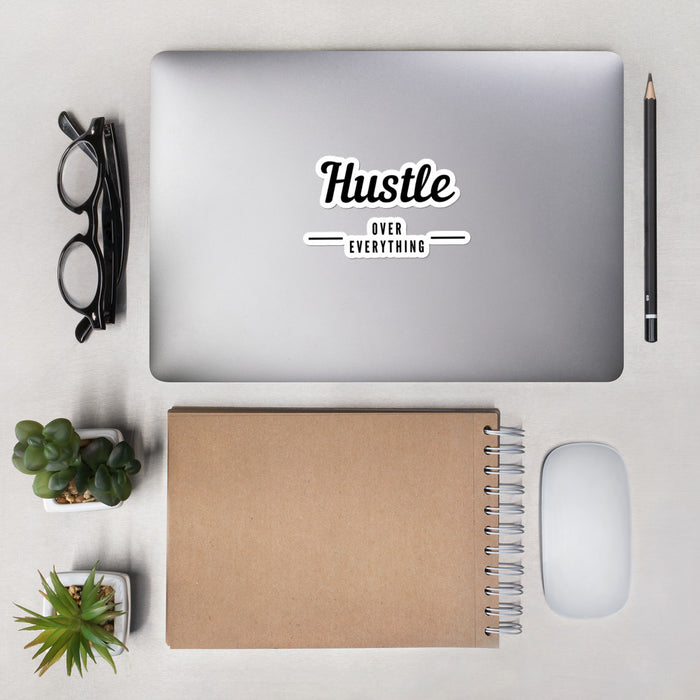 Hustle & Flow Bubble-Free Stickers - Black