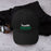 Green Hustle Snapback Hat - Black