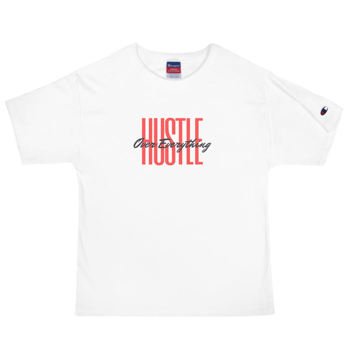 Throwback Hustle Men's Champion T-Shirt - White